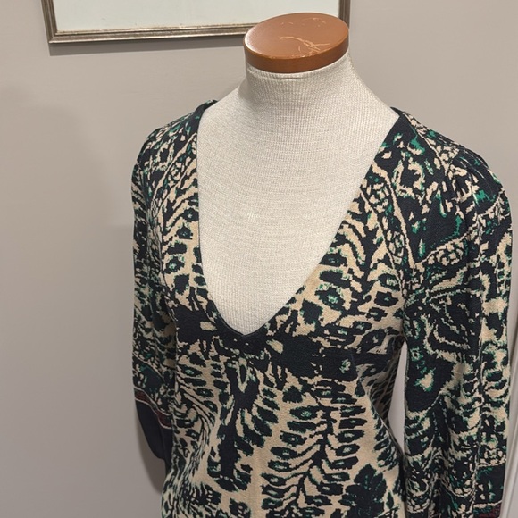 Free People - Musics & Lyrics Printed Mini Dress - Size Medium - Gently Used!! - Picture 7 of 11